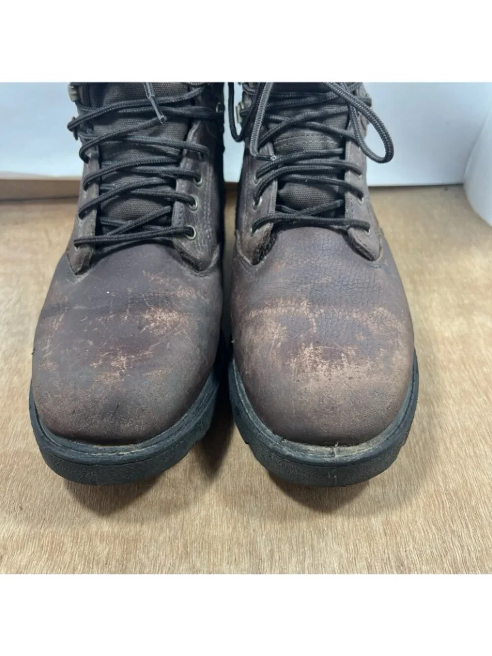 Georgia Boots Homeland Work Boots Men's Size 9.5 Waterproof Brown Leather G108